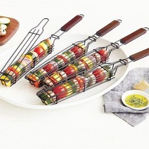 캠핑 여행 낚시 바베큐 핸드그릴 / BBQ 바스켓, 단품, 상세페이지 참조