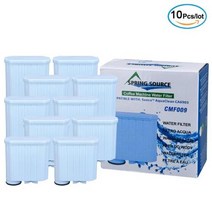 Philips AquaClean CA6903/10 CA6903/22 CA6903 커피 메이커 워터 필터대신하고 limescale 등을 줄입니다., 10 pcs