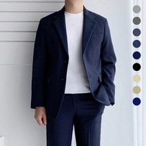 레브클래식 남자 봄 가을 겨울 정장 세트 남자 세미 캐주얼 셋업 수트 하객룩 면접 결혼식 블랙