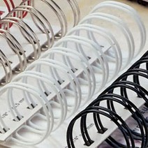 카피어랜드 와이어링 14.3mm (3대1) 100입 제본스프링 제본용링, 색상:갈색