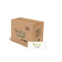 에코숲 위생 물티슈 일회용 100개 레이온100% 자연분해 엠보싱 휴대용 개별포장 식당 가정, 70gsm 200개