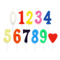 숫자초 케이크 장식 양초 나이초, 숫자5