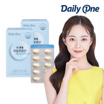 [전소민 히알루론산] DailyOne 3종 복합기능성 보습을 위한 히알루론산 500mg 60캡슐, 2통