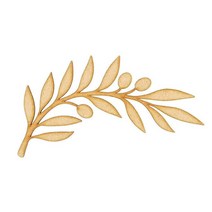 목재구입 나무합판 나무재단올리브 트리 분기 MDF 공예 모양 나무 빈 장식 꾸밈 가족, 06 40pcs_04 9-10 센치메터