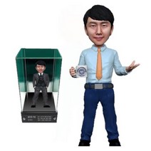 아바타피규어 주문제작 실사 남자 셔츠 피규어 퇴직 퇴직패 승진 승진패 트로피 감사 감사패 기념 기념패 축하 축하패 공로 공로패 선물, 8번- 한손 커피잔