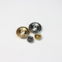 마이터기어 0.5M 1:2 감속기 베벨 기어 20 T 40 Teeth 구리 90도 각도 작은 3 MM/4 MM 대형 구멍, 01 Copper_02 4mm, 01 Copper_02 4mm