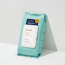 포인트앤 딥 클린 올인원 약산성 클렌징 티슈 80매 X 2개, 단품, 단품