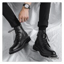 티피/Teepie 추동 남성 워커 미들 정장화 지퍼 하이탑