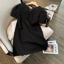 프렌치원피스 감성룩 중년여성원피스 맥시원피스 40대원피스 프랑스 스타일의 흰색 우아한 절묘한 나비 드레스 2022 여름 패션 단색 민소매 슬림 하이 엔드 양면 드레스