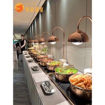 뷔페용 업소용 레스토랑 행사용 식당 호텔용 한식뷔페 케이터링, 6, 블랙