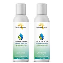 2병 4온스 60/40 PG-VG 프로필렌 글리콜 및 채소 글리세린 코셔 99.9% 순수 식품 등급