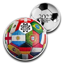 2022년 월드컵 축구 기념 은메달 기념주화 희귀주화 특별한선물