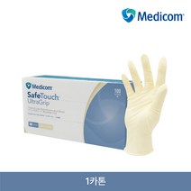 메디컴글러브 라텍스 장갑 요리용 먹방용 의료용 보건용 주방용 장갑 100매 x 2박스(무료배송)+국내생산 치과전용칫솔, S