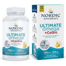 Nordic Naturals Ultimate Omege CoQ10 노르딕 내츄럴스 울티메이트 오메가 코큐텐 1280mg 120 소프트정