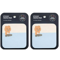 카카오프렌즈 리틀프렌즈 라운드 점착메모지, 리틀 라이언, 6개