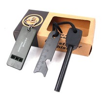 요고픽캠핑 파이어스틱 휘슬 블랙 1세트