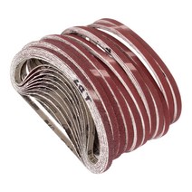 사포 샌딩기 10Pcs 그릿 40-600 연마 샌딩 벨트 밴드 스크린 40 600 천 샌더 9x533mm, [05] 120