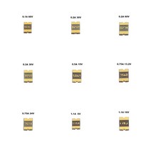 PTC 재시동 퓨즈 1812 SMT SMD 0.1A 2A 2.6A 6V 8V 13.2V 15V 24V 30V MF-MSMF BOURNS, 02 0.2A 30V_02 10 PCS