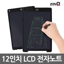 지니큐 LCD-NOTE12L 전자노트 메모패드 노트패드, 블랙, 본상품선택
