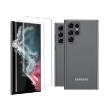 스톤스틸 갤럭시 S22 플러스 울트라 액정 보호 풀커버 방탄 TPU 국산 우레탄 필름 2장 + 투명 젤리 케이스 2개, 우레탄풀커버 2장+투명젤리케이스 2개