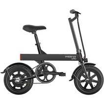 미니벨로 미니 전기자전거 출퇴근용 36V 6A/10A 25km-40km, 6Ah/36V 25km, 가로사이즈 120cm블랙