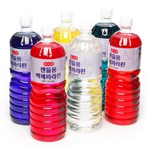 캔들용 액체파라핀 1.8 L 파라핀 오일 1상자 (12병), 초록