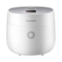 CUCKOO CR-0375F - 3컵(조리되지 않음) Micom 밥솥 10가지 메뉴 옵션- 오트밀 현미 등 터치 스크린 논스틱 내부 냄비 화이트, 3컵