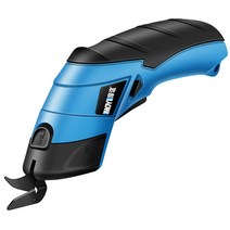 전기가위 비닐 천 골판지 원단 시트지 소형 재단기, 3.6V +스틸 커터 헤드 x 2 [카톤]