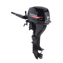 배 전기 모터 고무보트 2행정 선외기 4마력 6마력, 2행정 4마력 단축 선외기