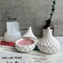 실리콘몰드 수제 석고 시멘트 금형홈공예 양초 항아리 실리콘 금형 DIY 시멘트 화분 냄비 석고 상자 수지, 01 Diamand Box