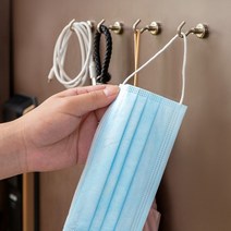 초강력 자석 마스크 걸이 현관문 자석 고리, A 기본형, 블랙