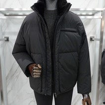리버클래시 블랙 구스다운 OVER-FIT 퍼 라이닝 점퍼 LIW22926 -22 F/W
