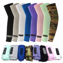 NeedOn 여름철 스포츠 작업장 등산 자외선 차단 및 쿨링 슬리브 쿨토시 10개 구성, 블루10P