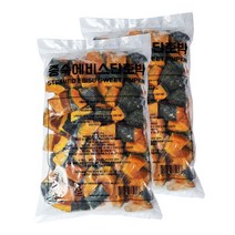 짱구샵1+1 냉동야채 깨끗하게 손질된 다이스 껍질있는 단호박 2kg 2팩