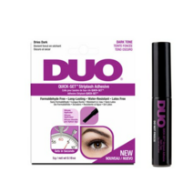 듀오 퀵셋 속눈썹 접착제, 다크, 10개