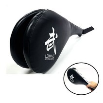 복싱 권투 태권도 스파링 더블패드 발차기미트 타격감우수, 블랙 발차기미트(1p)