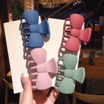 sh스타일)볼륨업 파스텔 반머리 집게핀