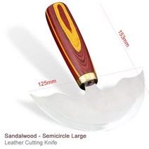 가죽 공예 키트 직업 커터 나이프 패치 워크 나이프 용 스테인레스 스틸 블레이드 종이 천 leathercraft 절단 나무 패턴, 반원 큰
