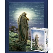 퍼즐피플 기독교 직소퍼즐 모음, 예수의기도 1000피스 액자포함(우드블루), 1000p