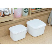 손잡이 사용편리 일본산 반찬통 밀폐용기 보관용품 예쁜그릇, 대, 1개