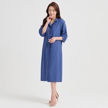 이헌영 이헌영 오픈칼라 볼륨슬리브 롱원피스 23BS1021O3