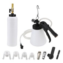 자동차 수리 도구 브레이크 유체 배수 블 리더 1 세트 대용량 교체 오일 교환 장비 키트, Double pot, 01 Double pot