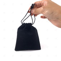 벨벳 주머니 스웨이드 융 복주머니 파우치 10 X 12cm