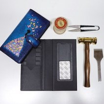 가죽공예 전기종용 폰케이스 DIY 반제품 수업용키트DIY 가죽지갑DIY, 추가안함