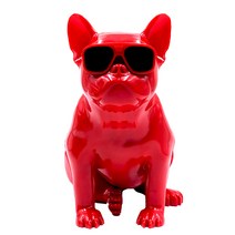 CHINA 불독 블루투스 s5 자르 스피커 프렌치불독 강아지스피커, 매트 블랙, 대형