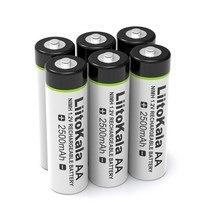 멀티배터리 골프카트 스쿠터배터리 보트배터리 Liitokala12V AA 2500mAh NiMH 25A 충전식 배터리 온도 총 리모컨 마우스 장난감 건전지 420 개입, 1.6PCS 12V AA