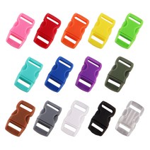 팔찌 만들기 플라스틱 버클 14color 가죽 인식 목걸이 DIY 매듭공예, 그레이