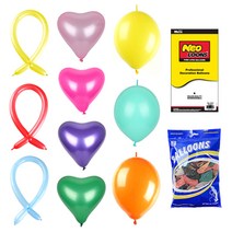 벌룬 하트 풍선 10+1 네오텍스 행사 운동회 이벤트 파티용품 생일 돌잔치 브라이더샤워 프로포즈 가게 오픈 축하 깜짝, 벌룬 10인치마카롱오렌지