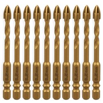 타일비트 타일기리 티타늄 고강도드릴비트 6.5mm 10개, 1세트