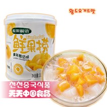 [천천중국식품] 중국수입 요거트 과일통조림- 황도맛 /사은품 증정